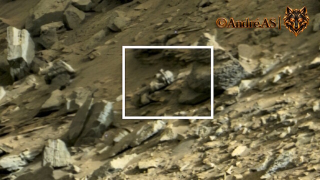 Curiosity — Sol 1419 — image source NASA/JPL-Caltech.
<a href="https://mars.nasa.gov/raw_images/355362/?site=msl" target="_blank" rel="noopener">Accéder à la source d’origine</a> Curiosity Sol 1419 — formation martienne évoquant un moteur ou un ensemble mécanique